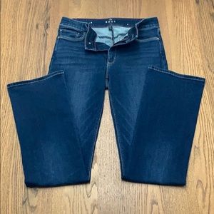 Boot cut dark jeans